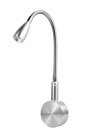 Meanyee Touch Switch Dimmable Bedside Lamp For Book Reading Flexible Wall Mount Surface Sconce Lights/Lamp For Books 3W CREE (Indicator)