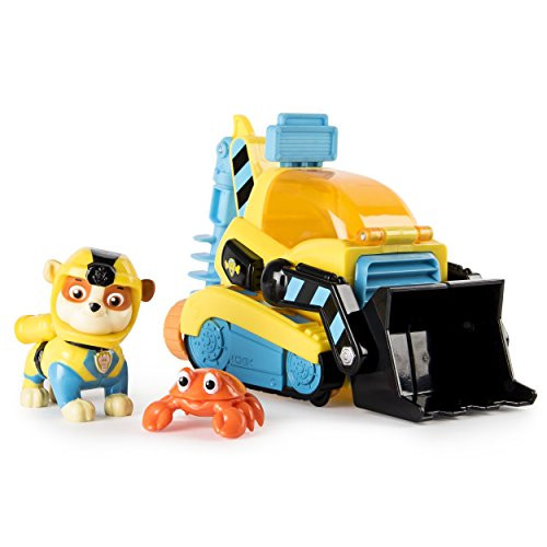 Paw Patrol - Sea Patrol Rubble s Transforming Sea Patrol Vehicle - Includes Rubble Figurine   Bonus Sea Friend - Ages 3