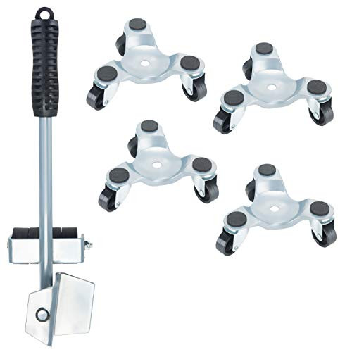 Primo Supply Furniture Moving Tool - Heavy Furniture Sliders - Easy Mover Tool Set for Office   Home Furniture - Heavy Lifter Moving Kit - Appliance Moving System Kit - Easy Moving Appliance Rollers