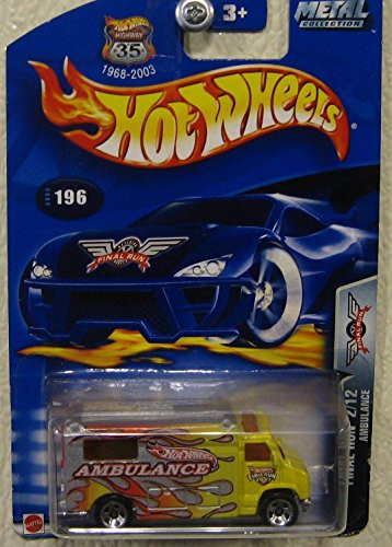 Hot Wheels 2003 Final Run Series Ambulance 1-64 2-12 Collector   196 -HN GG634T6344 G134548TY57355