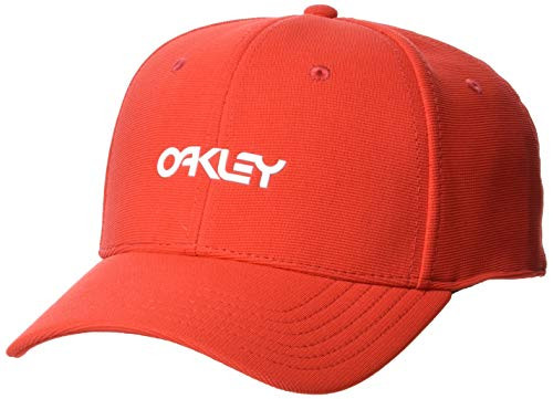 Oakley womens 6 Panel Stretch Metallic Hat  High Risk Red  Large-X-Large US