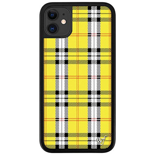Wildflower Limited Edition Cases Compatible with iPhone 11 Yellow Plaid