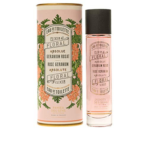 Panier des Sens Rose Geranium Eau de Toilette - Made in France - 1-7floz-50ml