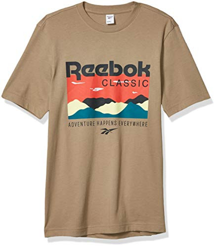Reebok Classic Trail Graphic Tee  Sand Beige  Medium