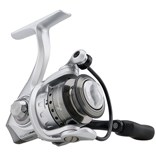 Abu Garcia Silver Max Spinning Reel with 40 5.1:1 Gear Ratio 6 Bearings 29" Retrieve Rate Ambidextrous Boxed Abu Garcia Silver Max Spinning Reel with 40 5.1:1 Gear Ratio 6 Bearings 29" Retrieve Rate Ambidextrous Boxed