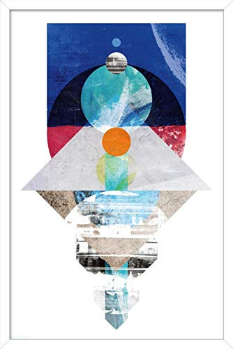 Trends International Urban - Shapes Wall Poster  14-725  x 22-375   White Framed Version