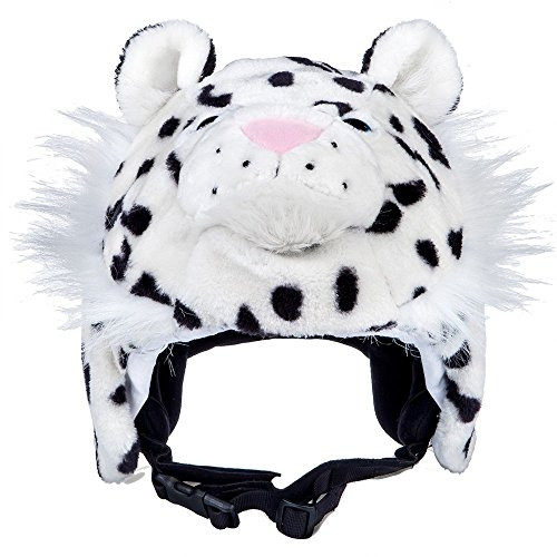 CrazeeHeads Zippy the Snow Leopard Helmet Cover