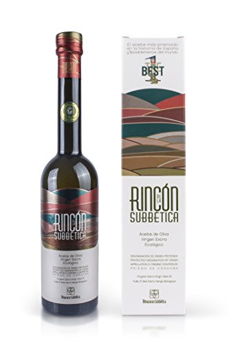 Almazaras De La Subbetica - Rincon De La Subbetica 2019 Harvest Organic Extra Virgin Olive Oil from Andalusia  Spain - 0-5 Liter - 16-9 Ounce - Single Bottle with Box
