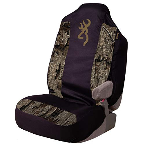 Realtree Timber  Ice Blue Camo Browning Logo Universal Seat Covers Timber - 1pc