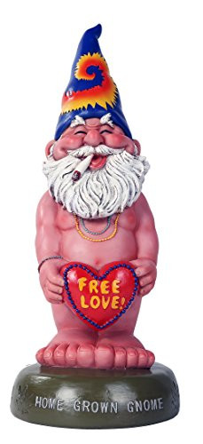 Pacific Giftware Pot Smoking Home Grown Garden Gnome Statue