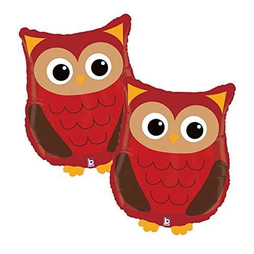 Set of 2 Adorable Woodland Owl 26" Foil Party Balloons Set of 2 Adorable Woodland Owl 26" Foil Party Balloons