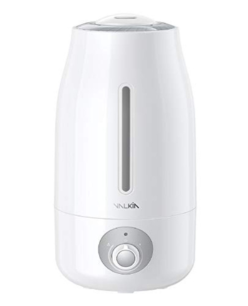 VALKIA Cool Mist Humidifier for Bedroom  1 GalLon Ultrasonic Humidifier  3L Premium Air Humidifying with 360° Nozzle  Adjustable Mist Output  Auto Shut-Off and Easy-Clean Function  25dB Quiet Esential Oils Diffuser for Baby Nursery  Lasts up to 24 Ho