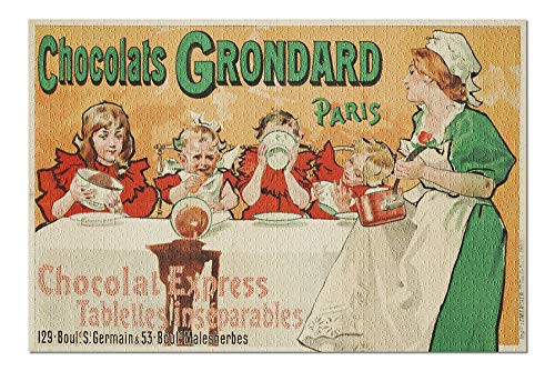 Chocolats Gronard Vintage Poster France c- 1900 61146 19x27 Premium 1000 Piece Jigsaw Puzzle for Adults