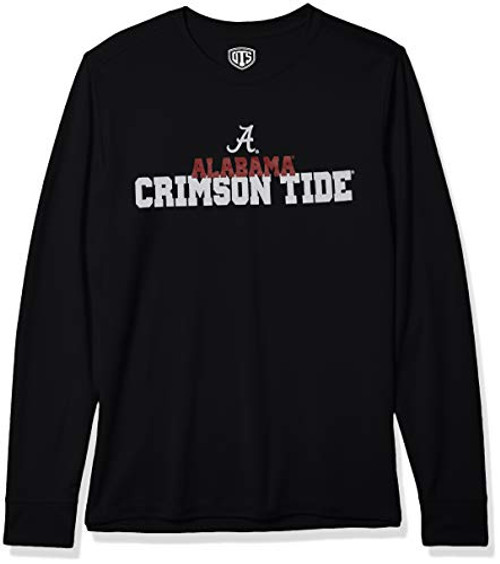 OTS NCAA Alabama Crimson Tide Men s Poly Dot Long Sleeve Tee Piled X-Large OTS NCAA Alabama Crimson Tide Men s Poly Dot Long Sleeve Tee Piled X-Large