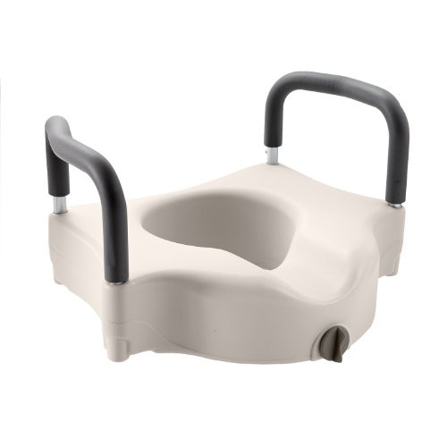 Medline - MDS80316H Locking Elevated Toilet Seat with Arms