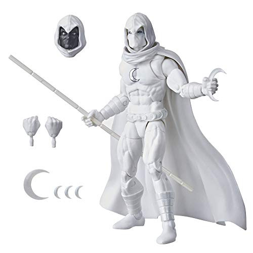 Marvel Hasbro Legends Series 6-inch Collectible Moon Knight Action Figure Toy Ages 4 and Up Marvel Hasbro Legends Series 6-inch Collectible Moon Knight Action Figure Toy Ages 4 and Up