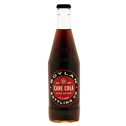 Boylan Sugar Cane Cola Soda Glass Bottles  12 Fl Oz Pack of 12
