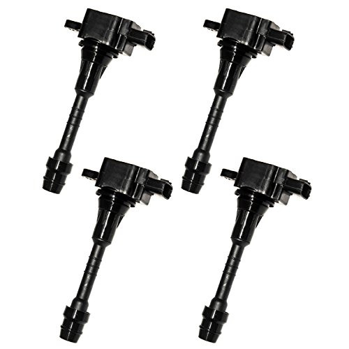 Set of 4 Brand New Compatible Ignition Coil UF-351 UF-548 C1397 5C1394 for 2002-2006 NISSAN SENTRA ALTIMA 1.8L L4 22448-6N000 22448-6N002 22448-6N012 22448-6N015