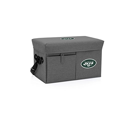 NFL New York Jets Ottoman Insulated Collapsible Cooler-Picnic Tote NFL New York Jets Ottoman Insulated Collapsible Cooler-Picnic Tote