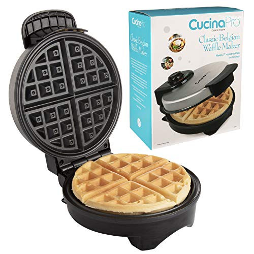 Belgian Waffle Maker- Non-Stick 7 Waffler Iron w Adjustable Browning Control Belgian Waffle Maker- Non-Stick 7 Waffler Iron w Adjustable Browning Control