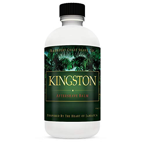 Kingston Aftershave Balm - Post Shave Face Body Lotion - All-Natural Premium Ingredients with Vitamin E Shea Butter Cooling Menthol - No Harmful Chemicals No Parabens Kingston Aftershave Balm - Post Shave Face Body Lotion - All-Natural Premium Ingredients with Vitamin E Shea Butter Cooling Menthol - No Harmful Chemicals No Parabens
