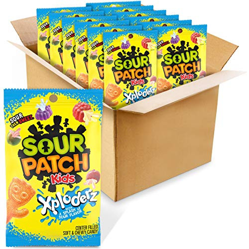 SOUR PATCH KIDS Xploderz Soft Chewy Candy 12 - 6-5 oz Bags SOUR PATCH KIDS Xploderz Soft Chewy Candy 12 - 6-5 oz Bags