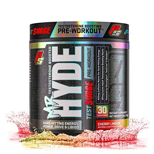ProSupps® Mr- Hyde® Test Surge  Testosterone Boosting  Hard Hitting Energy Pre-Workout  30 Servings Cherry Limeade