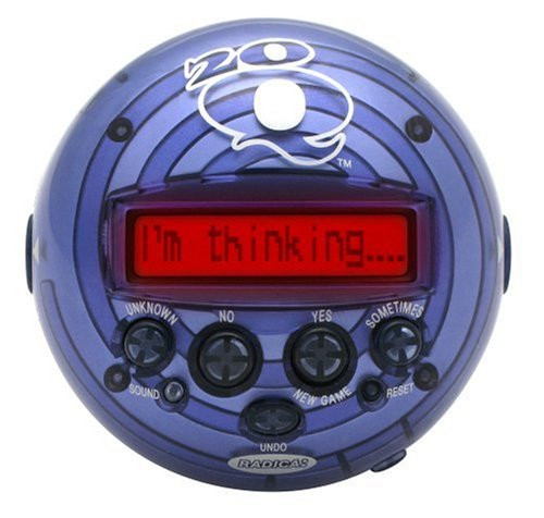 Radica 20Q Artificial Intelligence Game - Colors may vary since the item may come in 3 different colors