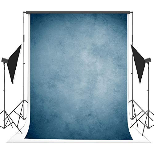 5x7ft Abstract Photography Backdrops Blue Photo Background Portrait Microfiber Soft Fabric Backdrop for Photoshoot