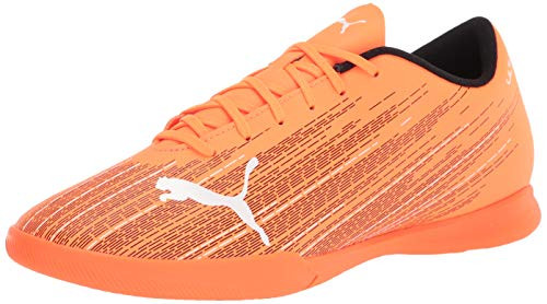 PUMA Men s Ultra 4-1 Indoor Trainer Soccer-Shoe  Shocking Orange Black  10