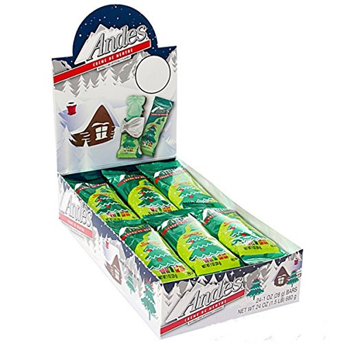 Andes Creme De Menthe Mints Christmas Tree Candy Bars Pack of 24 Andes Creme De Menthe Mints Christmas Tree Candy Bars Pack of 24