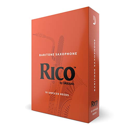 Rico by D Addario Baritone Sax Reeds  Strength 3-5  10-pack