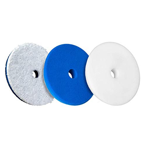 Adam s Premium Polisher Pads Bundle - Expertly Designed to Make Polishing and Paint Correction Easier and Quicker - Color Coded to Match with Recommended Polishes or Compounds 5-5  Pads Bundle