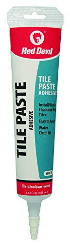 Red Devil 0497 Tile Paste Adhesive 5-5 Ounce  White  12 Pack