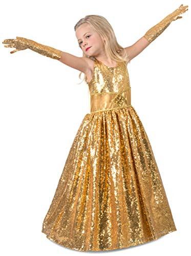 Princess Paradise Girl s Golden Gala Showstopper Costume  X-Small