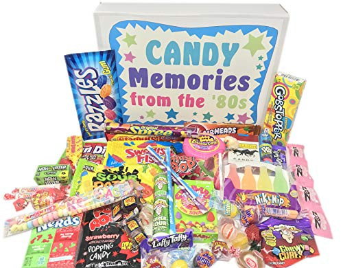 Woodstock Candy ~ 80s Retro Candy Gift Box with 1980 s Candy Assortment for Man or Woman - Fun Care Package Birthday Gag Gift