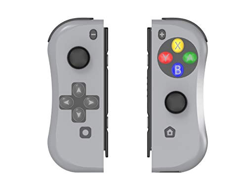 Railay NS Switch Joy Pad Controllers-Left and Right Controllers for Switch as a Joy Con Controller Replacement Gray