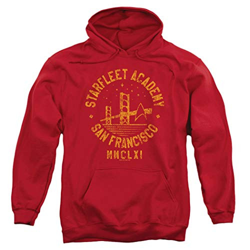 Popfunk Star Trek Starfleet Academy Pullover Hoodie Sweatshirt   Stickers Medium