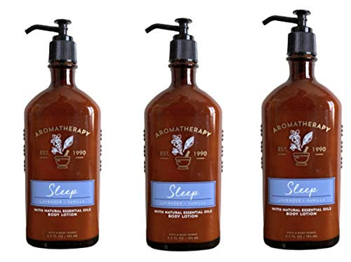 Lot of 3 Bath   Body Works Aromatherapy Lavender Vanilla Body Lotion Lavender Vanilla