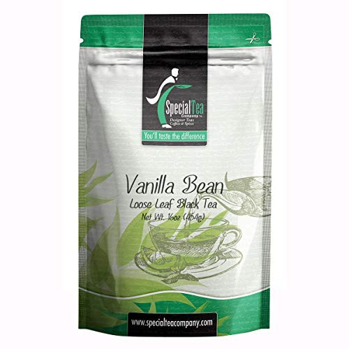 Special Tea Company Vanilla Bean Black Tea  Loose Leaf 16 oz-