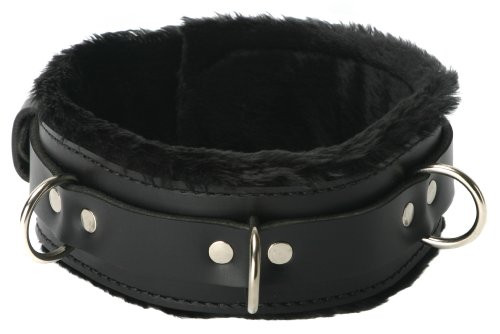Strict Leather Premium Fur Lined Locking Collar  Small - Medium  Small-Medium
