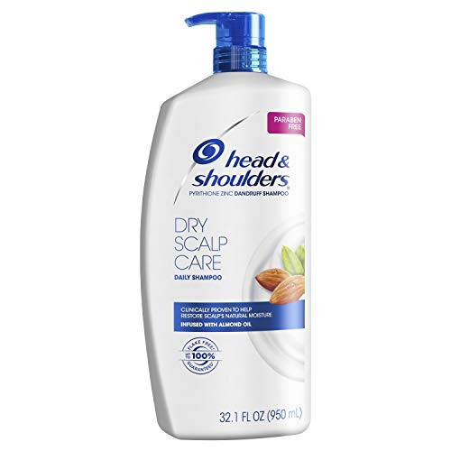 Head and Shoulders Dry Scalp Care with Almond Oil Anti-Dandruff  32-1 Fl Oz  Pack of 4