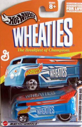 HOT Wheels Wheaties Customized Vw Drag Bus