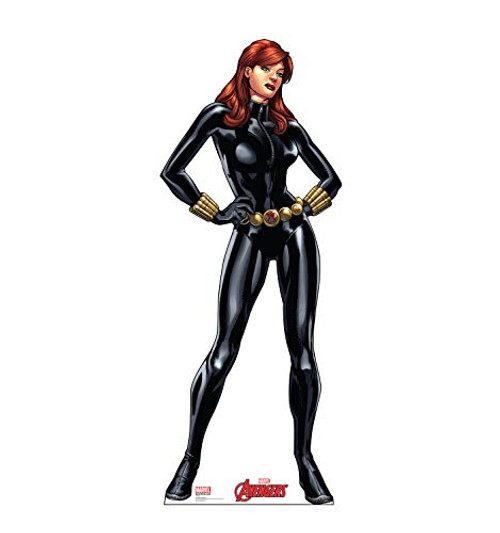 Advanced Graphics Black Widow Life Size Cardboard Cutout Standup - Marvel s Avengers Animated Advanced Graphics Black Widow Life Size Cardboard Cutout Standup - Marvel s Avengers Animated