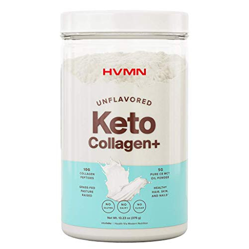 H-V-M-N- Keto Collagen Protein Powder Collagen Supplement with Collagen Peptides MCT Powder - Keto Diet Approved - 25 Servings Unflavored H-V-M-N- Keto Collagen Protein Powder Collagen Supplement with Collagen Peptides MCT Powder - Keto Diet Approved - 25 Servings Unflavored