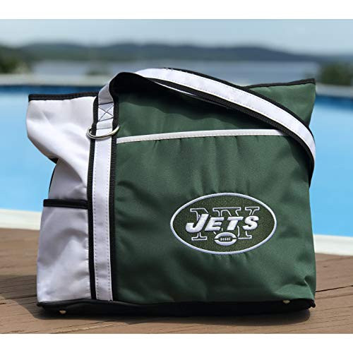 NFL New York Jets Tote Bag with Embroidered Logo