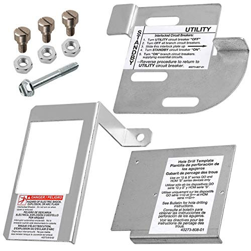 Generator Interlock kit HOMCGK2C Homeline Cover and QOM2 Frame Size Main Breaker Interlock Kit QO Load Center 150-225 A 2 Pole Series G Series S with QOM2 retaining kit Clam Shell Generator Interlock kit HOMCGK2C Homeline Cover and QOM2 Frame Size Main Breaker Interlock Kit QO Load Center 150-225 A 2 Pole Series G Series S with QOM2 retaining kit Clam Shell