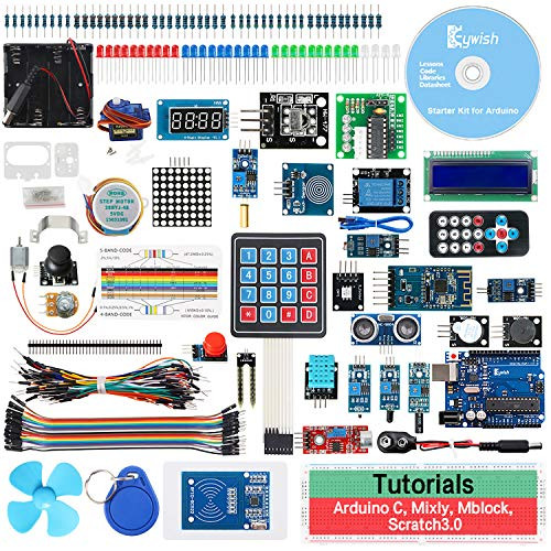 Keywish RFID Starter Kit for Arduino UNO R3  with Bluetooth Module  34 Lesson  Solder-Free  Support Scratch Mblock Graphical Programming
