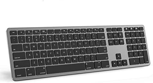 Multi-Device Bluetooth Keyboard for Mac OS seenda Aluminum Mac Rechargeable Wireless Keyboard for MacBook MacBook Air MacBook Pro iMac and iMac Pro Computer Laptop Desktop