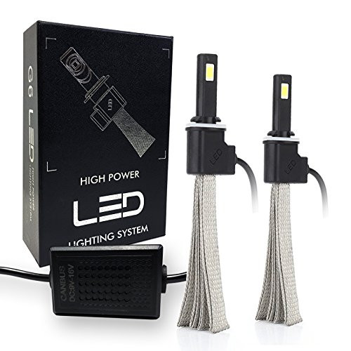 SOCAL-LED LIGHTING 880 881 Fanless LED Conversion Kit 60W 6400LM 6000K Xenon White Car Fog Light Bulbs